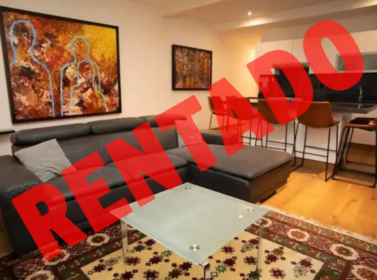 Departamento Amueblado en Renta, a una cuadra de Reforma e Insurgentes, colonia Cuauhtémoc, CDMX - $30,000/mes (Incluye Mantenimiento).